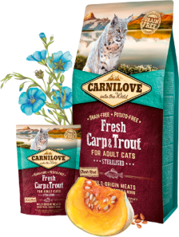 Carnilove Cat Fresh Carp & Trout for Sterilised